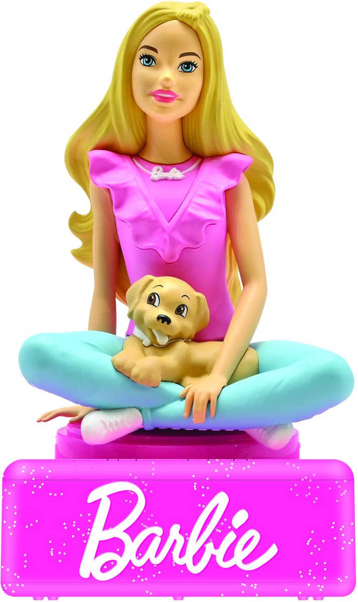 Lexibook Barbie 3D-Design, farbwechselndes Nachtlicht