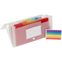 Sortiermappe Exacompta 223290e Crystal A7 sortiert
