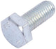 Bald aus dem Auspuffschrauben 10x25 mm Silber