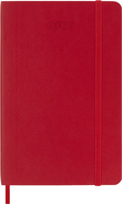 Moleskine 12-Monats-Tagebuch – 2027 – täglich – Tasche – Softcover – rot