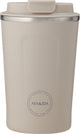 Aya ida aya ida - cup2go - Thermobecher - Kaffeebecher - Coffee to go - Reisebecher - zum Mitnehmen - 380ml - Cremebeige