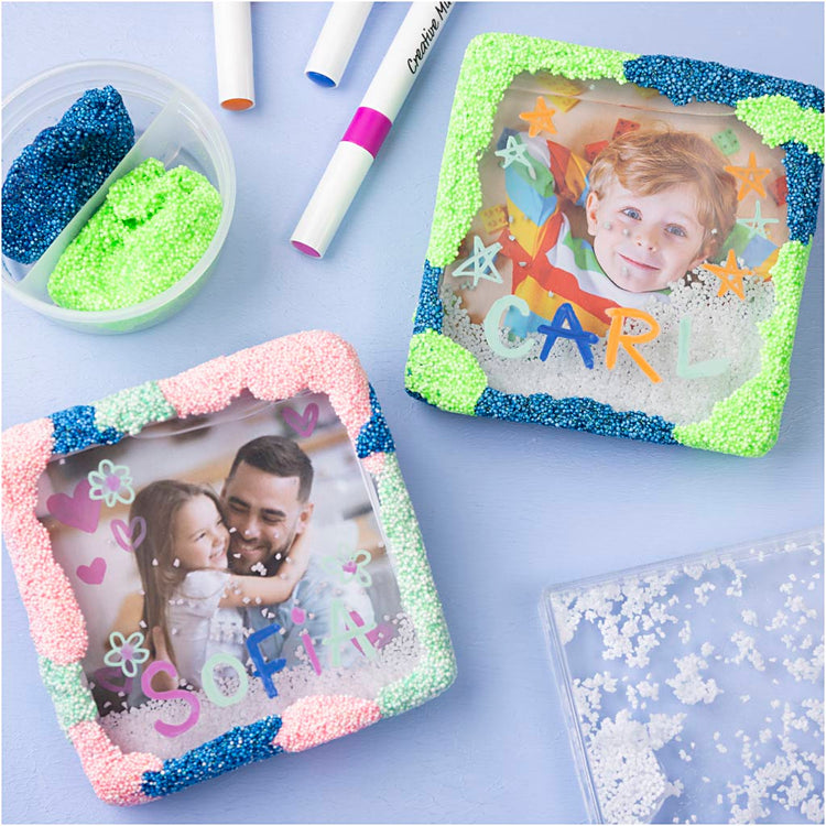 Creativ Company Square Frame zum Schütteln, dumm 11x11 cm, Dicke 2,2 cm, 10 Stück 1 Box