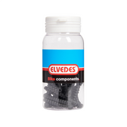 Gummi-Balg schwarz 0,8-1,2 mm. 25 Stücke im Topf - afbeelding 1