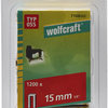 Wolfcraft schmale Sattelstiche | Typ 055 | 15mm | 1200 Stück - 7166000