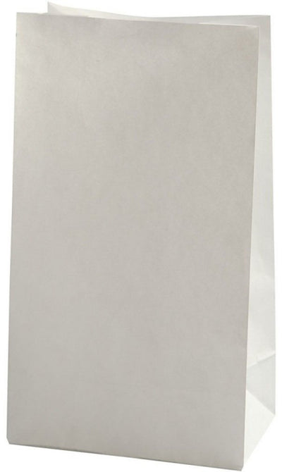 Creativ Company Papiertüten, H: 27 cm, Maße 9x15 cm, 46 g, weiß, 100 Stück 1 Karton