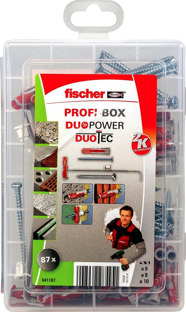 Fischer Profi-Box Duopower und Hohlwanddübel Duotec Dübel
