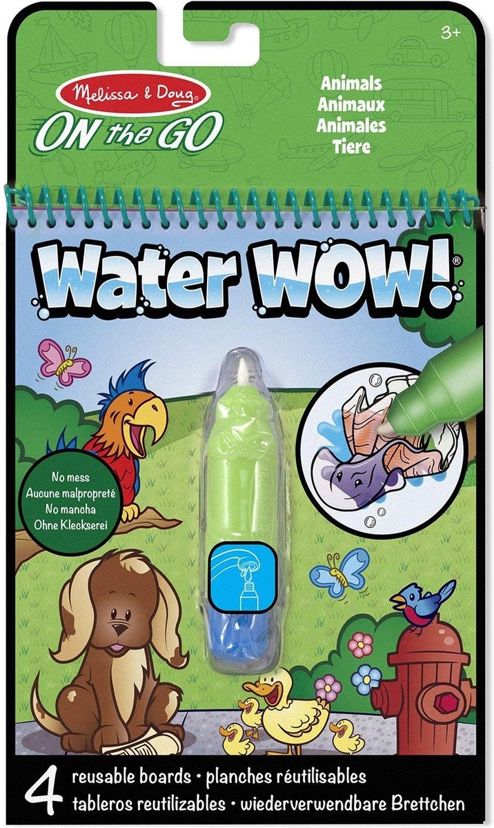 Melissa Doug Water Wow! wiederverwendbare Aquarelltiere