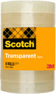 Scotch Klebeband 508 19mmx66m transparent 8 Rollen