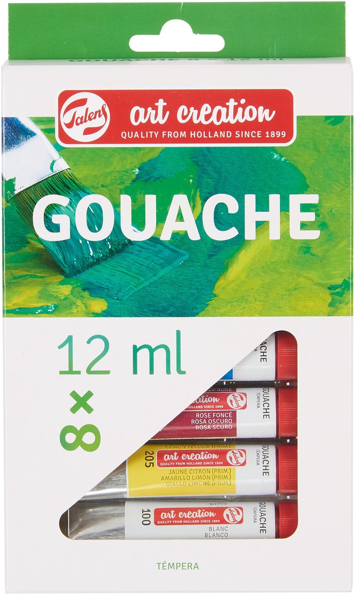 Talens Art Creation Gouache Set 8x12ml