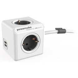 Allocacoc PowerCube erweiterte USB -Sockel