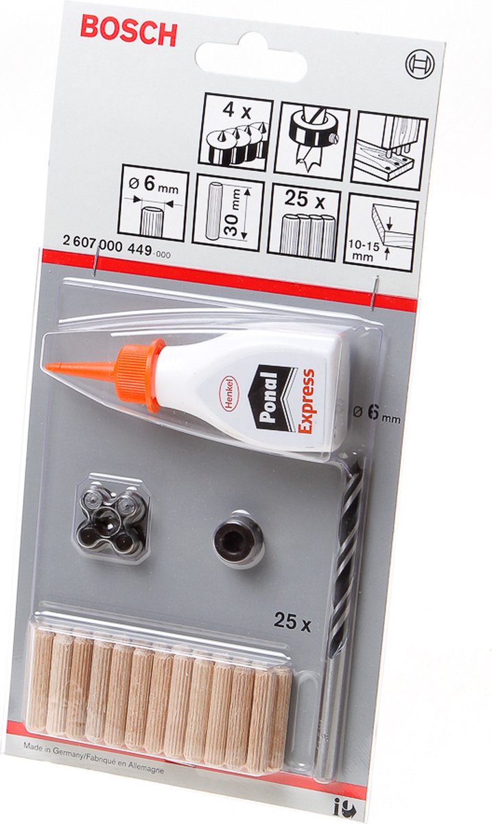 Bosch Dübelset 6