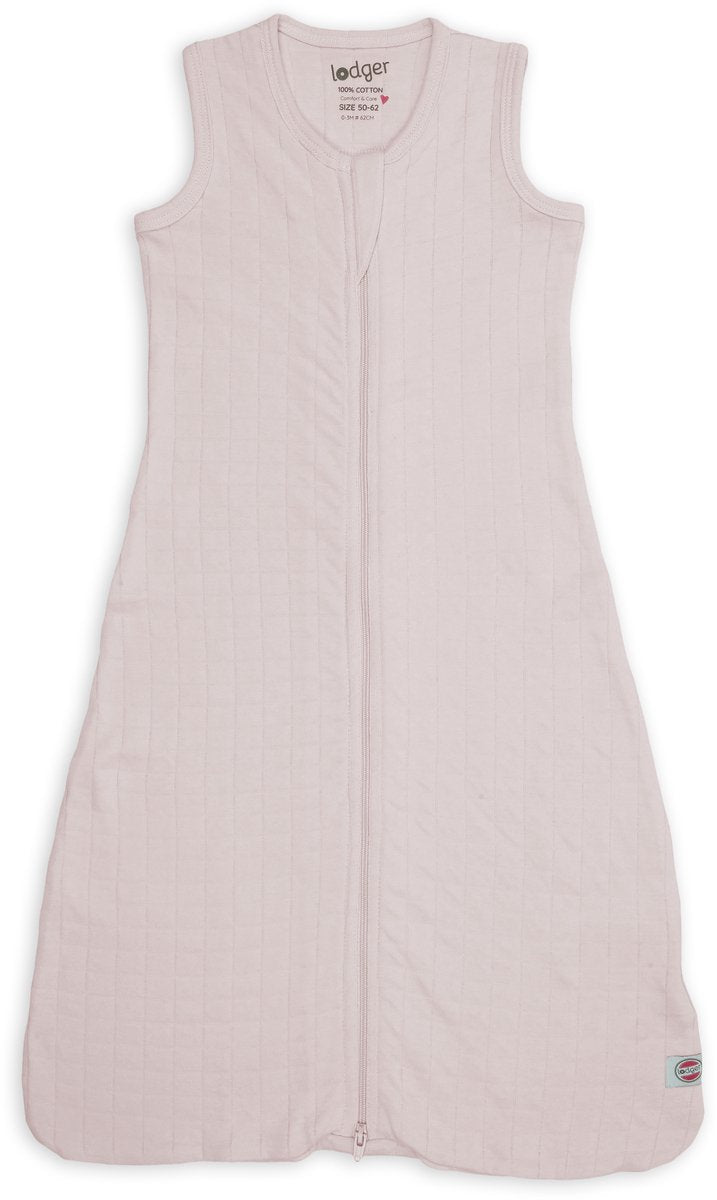 Lodger Hopper – Hydrophiler Schlafsack Baby – Rosa – 0,3 Tog – 80 cm – Bio-Baumwolle – Sommerschlafsack Babyschlafsack