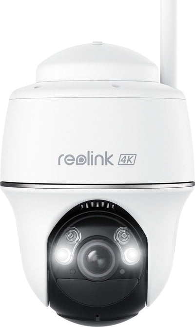 Reolink 4K-Sicherheitskamera für den Außenbereich, kabellos, mit Akku, Schwenk- und Neigefunktion, Erkennung von Personen, Fahrzeugen, Tieren, Farbnachtsicht