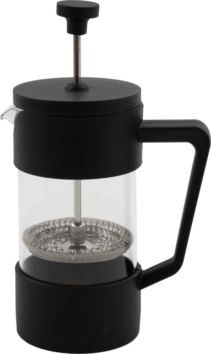 Point-Virgule French-Press-Kaffeemaschine aus schwarzem Glas, 350 ml
