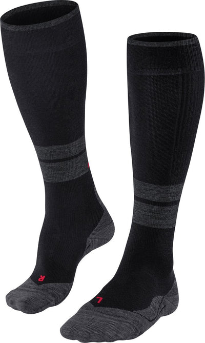 Falke TK Energy mit Kompressionswolle Funktionsmaterial Wandersocken Damen Schwarz - Größe 35-38 W1