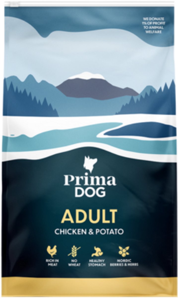 Primadog Hundefutter Adult Huhn Kartoffel – 3 Kilo