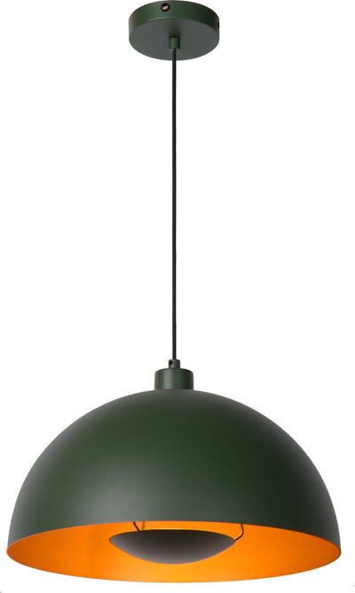 Lucide Siemon - Hängelampe - ø 40 cm - 1xe27 - grün