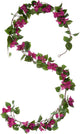 Glimmerdekorationen – künstliche Bougainvillea-Girlande – L180 cm – dunkelrosa