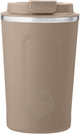 Aya ida aya ida - cup2go - Thermosbecher - Kaffeetasse - Coffee to go - Reisebecher - zum Mitnehmen - 380ml - Staubbraun