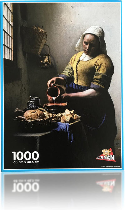 Rijksmuseum-Puzzle „Die Milchmagd“ – Johannes Vermeer (Puzzle 1000 Teile)