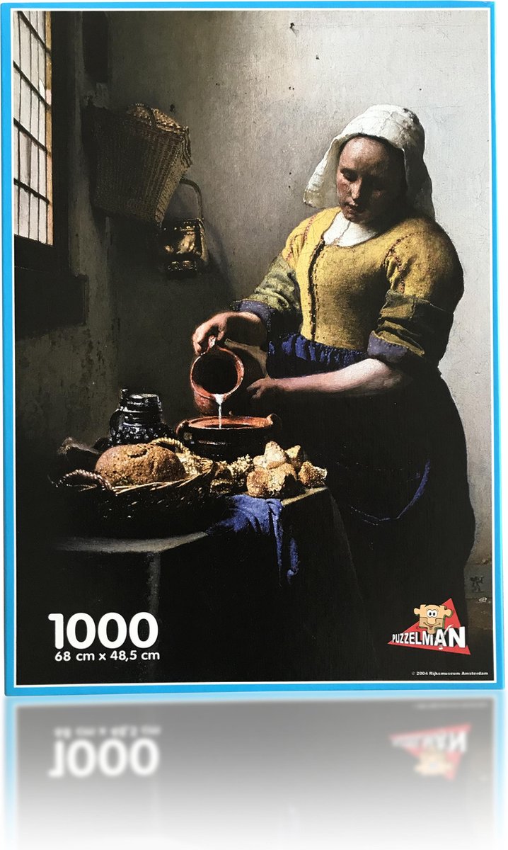Rijksmuseum-Puzzle „Die Milchmagd“ – Johannes Vermeer (Puzzle 1000 Teile)