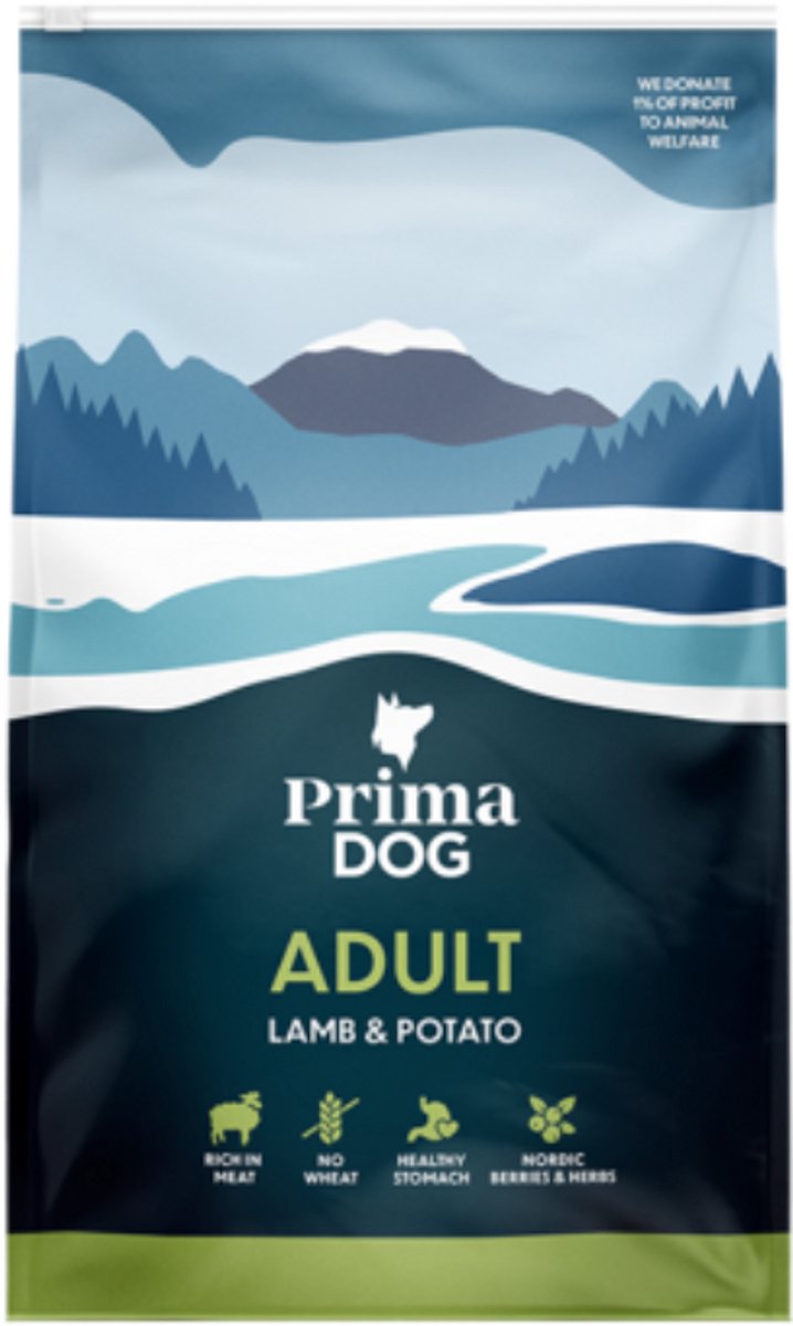 Primadog Hundefutter Lammkartoffel für Erwachsene – 3 Kilo