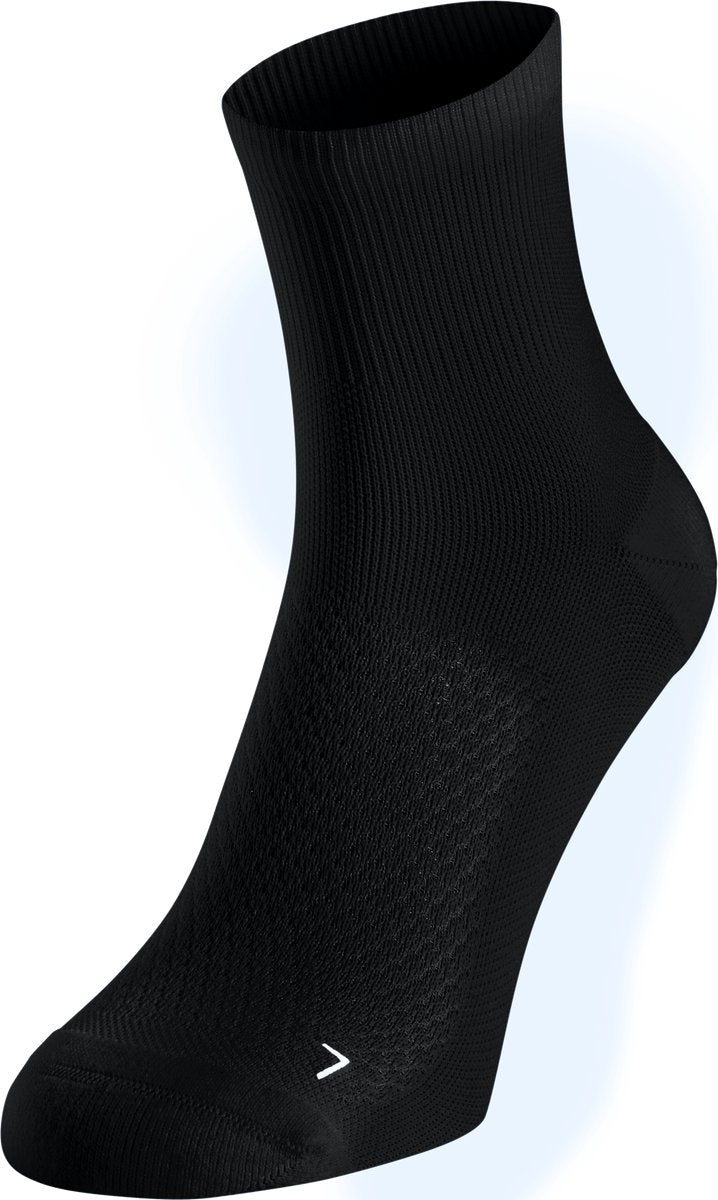 Odlo Essentials knöchellange Socken – Unisex – Schwarz – 45-47