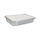 Aluminiumbehälter + Deckel 21 x 15 x 4 cm (25 Stück)