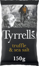 Tyrrells Meersalz mit schwarzen Trüffeln – Chips – 8 x 150 Gramm