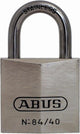 Abus Vorhängeschloss Chrom – 28,5 mm – Messing-Edelstahlhalterung (im Blister verpackt)