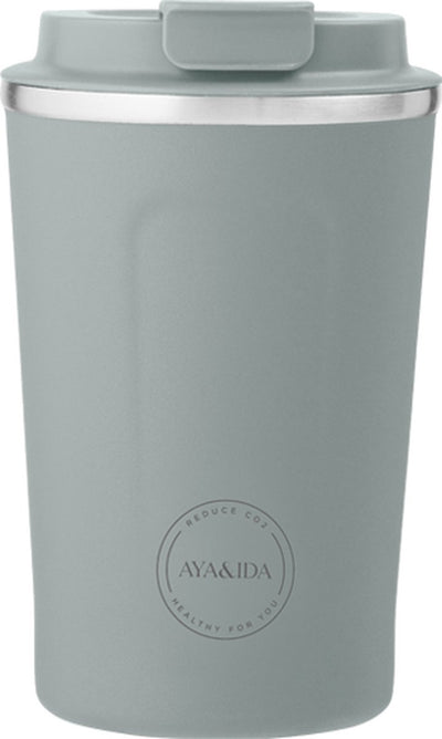 Aya ida aya ida - cup2go - Thermobecher - Kaffeebecher - Coffee to go - Reisebecher - zum Mitnehmen - 380ml - Mintgrün