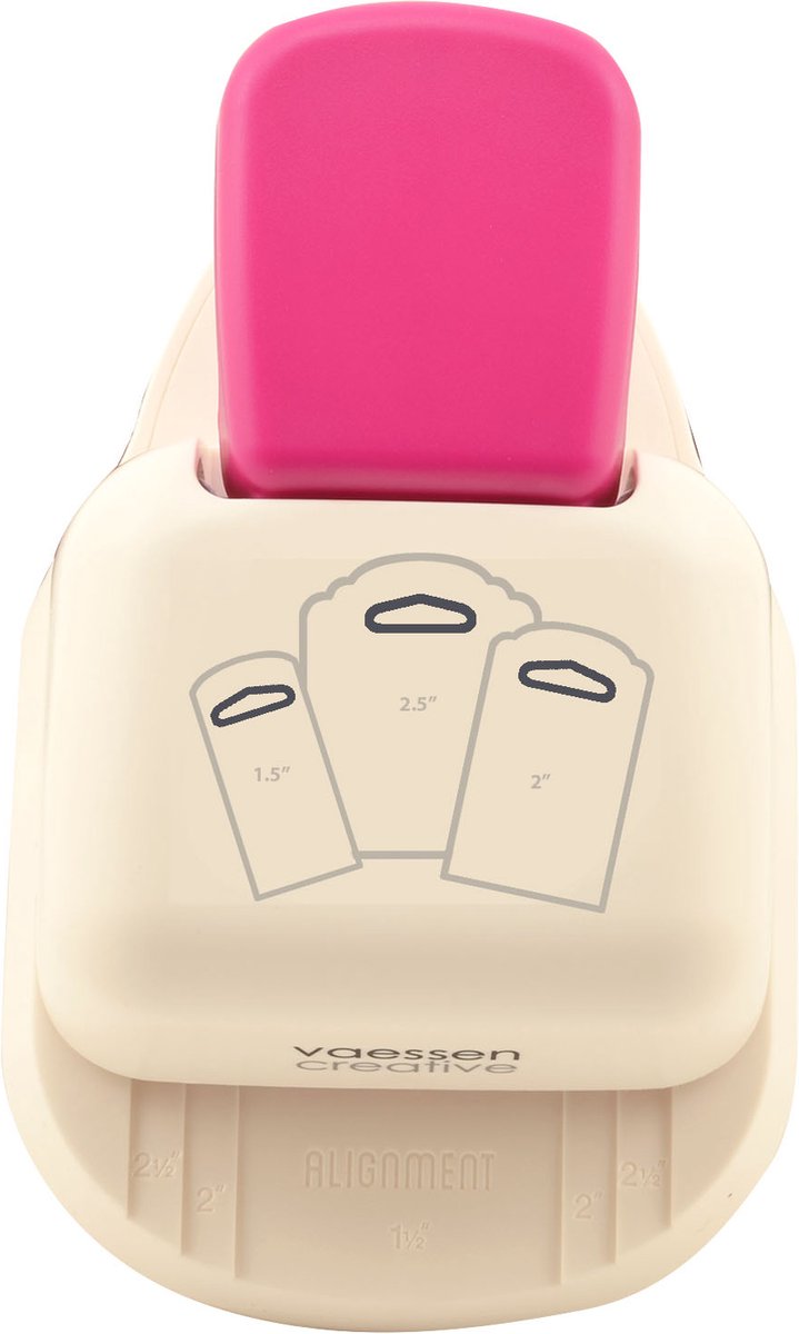 Vaessen creative • 3-in-1-Etikettenstanzer zum Aufhängen