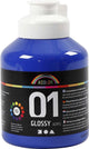 Creativ Company Acrylfarbe glänzend, blau, 500 ml 1 Flasche