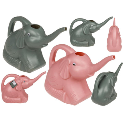 Aus heiterem Himmel Gießkanne Elefant 2l 29x11x20cm rosa grün