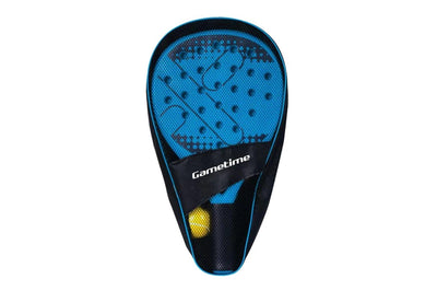 Gametime Padel -Set mit 2 Schlägern mit Ball im Lagerbeutel, 3DLG.