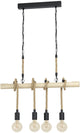 Eglo Youngstown Hängelampe – E27 – 70 cm – Schwarzbraun