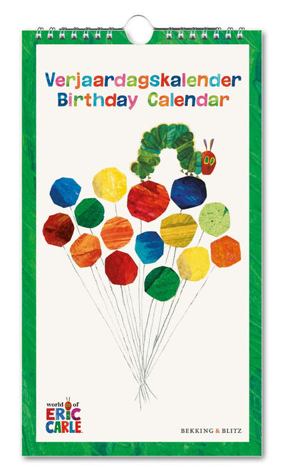 Bekking Blitz – Geburtstagskalender – Kunstkalender – Raupe nie genug – die sehr hungrige Raupe – Eric Carle