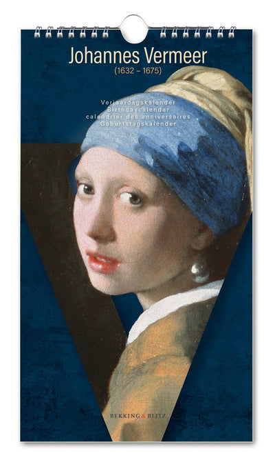 Bekking Blitz – Geburtstagskalender – Kunstkalender – Museumskalender – Das Mädchen mit dem Perlenohrring – Johannes Vermeer – Mauritshuis Den Haag