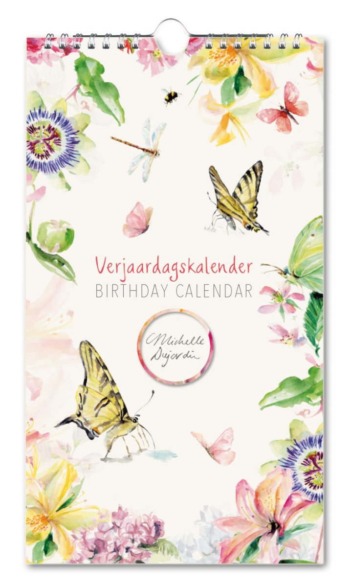 Bekking Blitz – Geburtstagskalender – Kunstkalender – Schmetterlinge – Blumen – Schmetterlingsblüten – Michelle Dujardin