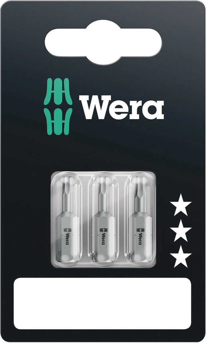 Wera 840 1 Z Set SB SIS Sechskantbit 2,0 mm, 2,5 mm, 3 mm Werkzeugstahl legiert, zäh d 6,3 3 Stück(e)