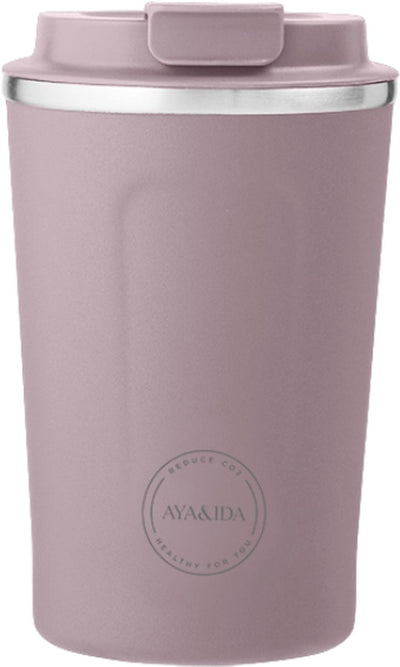 Aya ida aya ida - cup2go - Thermobecher - Kaffeebecher - Coffee to go - Reisebecher - zum Mitnehmen - 380ml - Lavendel