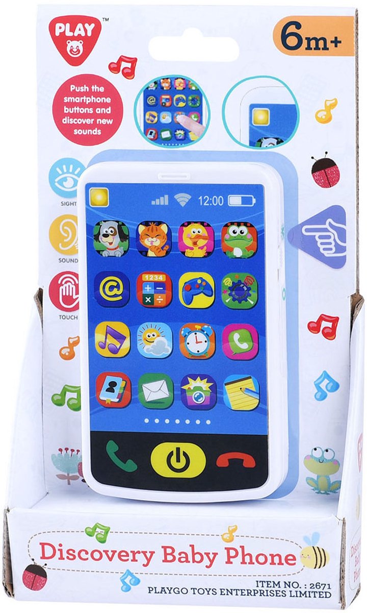 Spielen Sie ein Baby -Smartphone mit Ton
