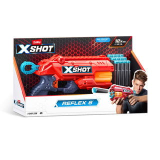 Zuru X-Shot Reflex 6 Blaster mit 12 Darts