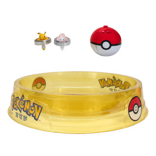 Jazwares Pokémon-Kampfkreisel mit Stadion-Pikachu und Mew-Spielset