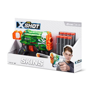 Zuru X-Shot Skins Bedrohung mit 8 Darts