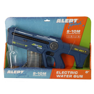 Elektrische Wasserpistole Alert Splash + Licht und automatische Füllfunktion blau