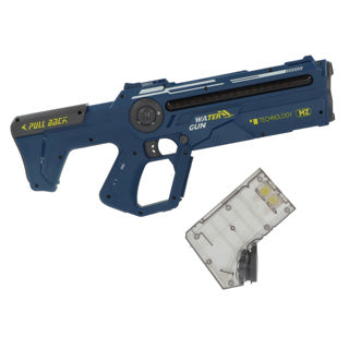 Elektrische Wasserpistole Alert Splash + Licht und automatische Füllfunktion blau
