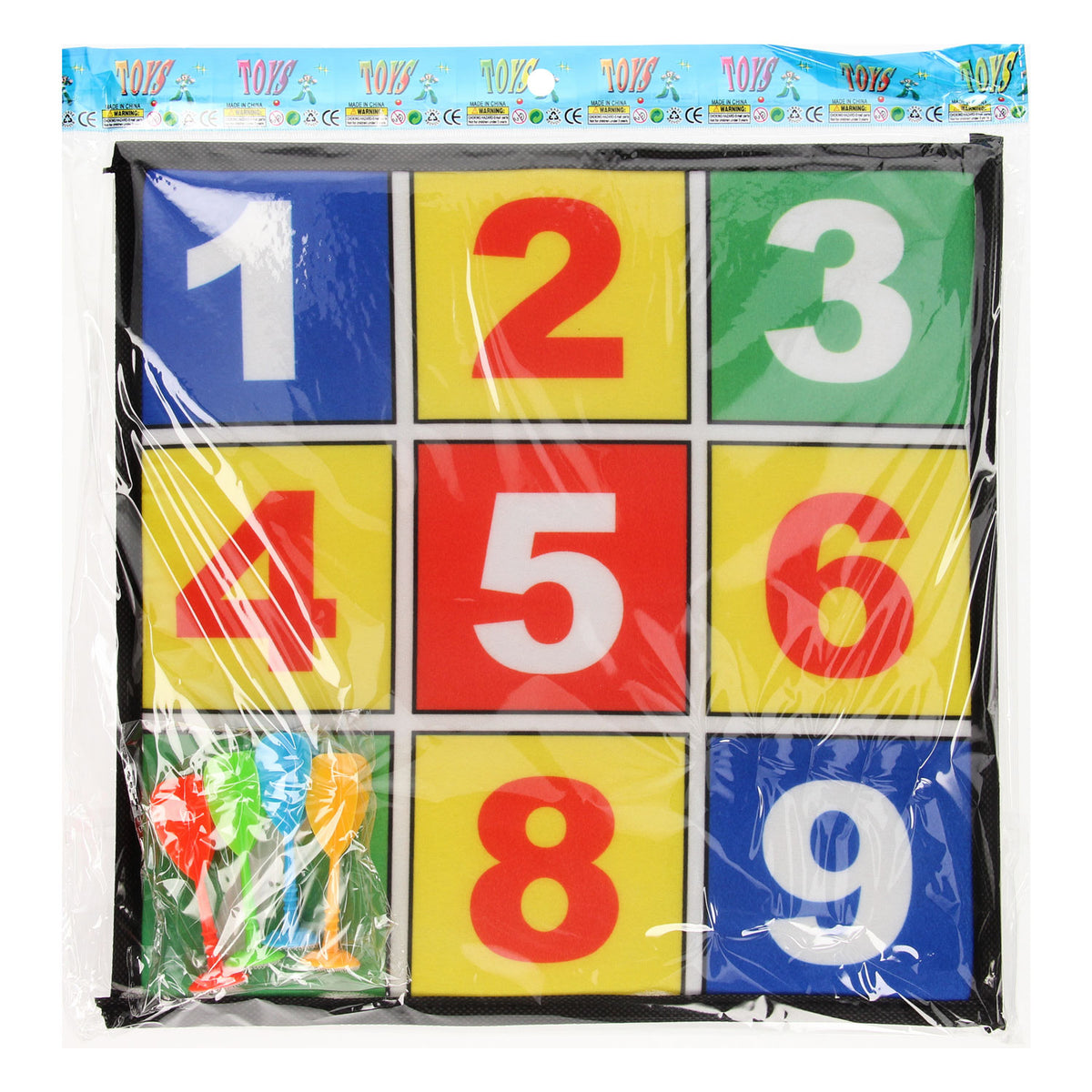 Dartspel -Klettverschlusszahlen