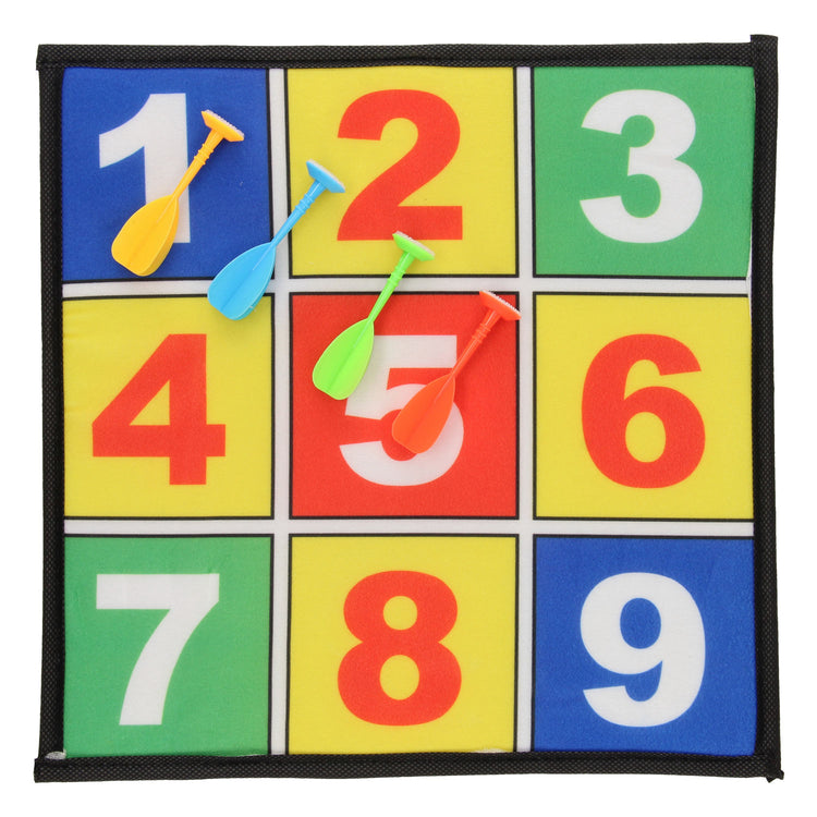 Dartspel -Klettverschlusszahlen