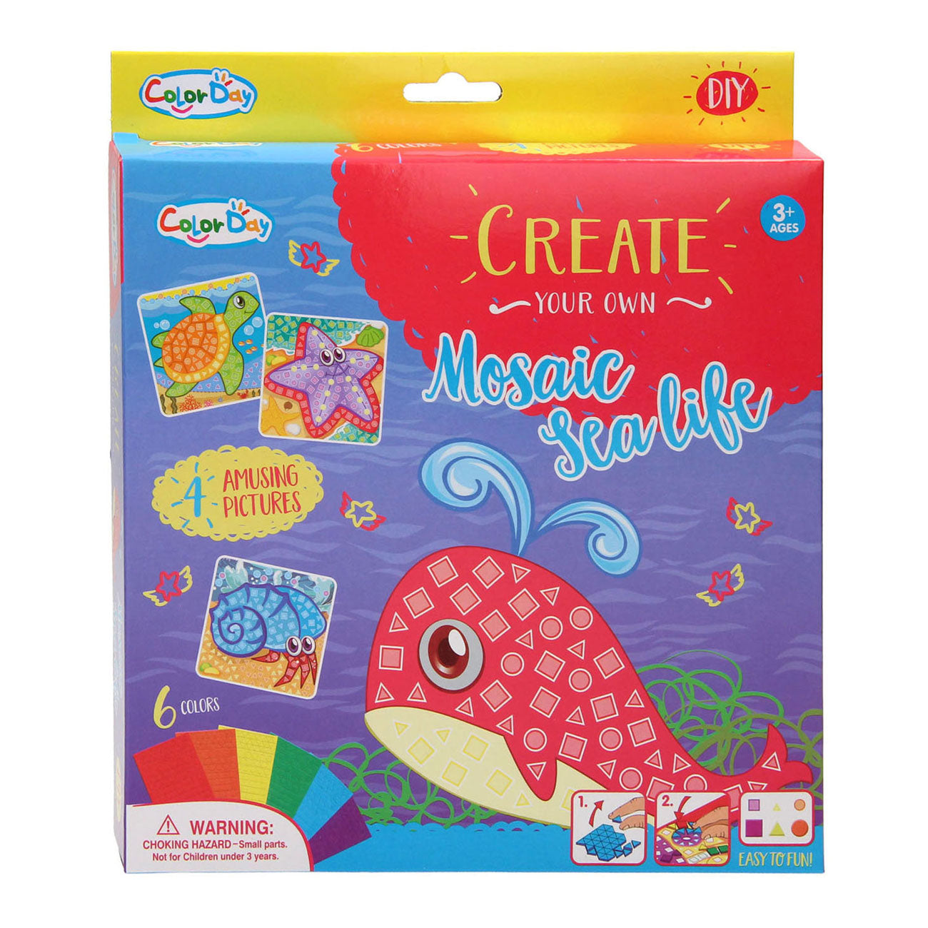 Mosaikhandwerk marine Tiere